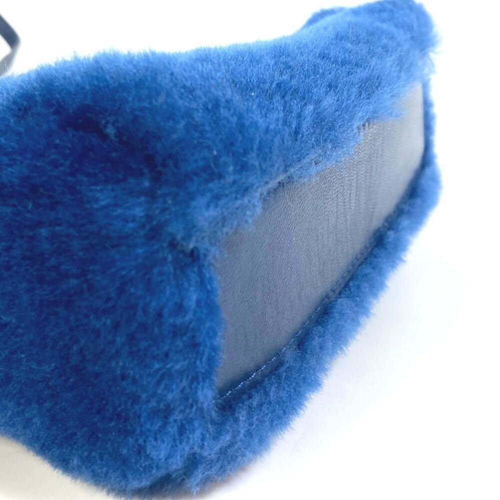 FENDI Blue Leather Peekaboo Shoulder Bag - Picture 10 of 12